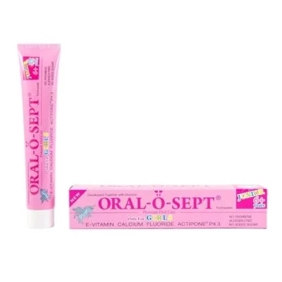 ORAL-O-SEPT zubní pasta JUNIOR 6+ PRO HOLČIČKY 75 ml