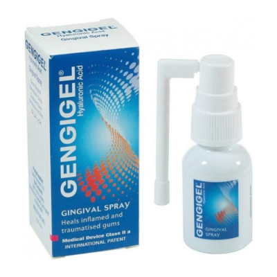 Ústní sprej na zanícené dásně, krvácení a bolest či otok kolem zubu.